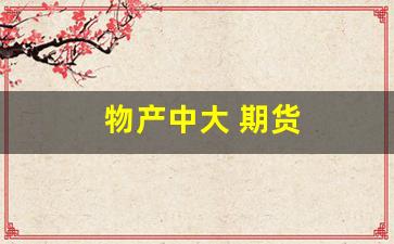 物产中大 期货(物产中大期货)_https://www.gfdzclz.com_创业板_第1张